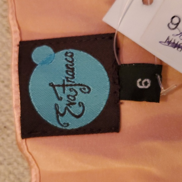 Size 6 - Eva Franco Silk Camisole Butterfly Peachy Pink BNWT - Picture 4 of 8